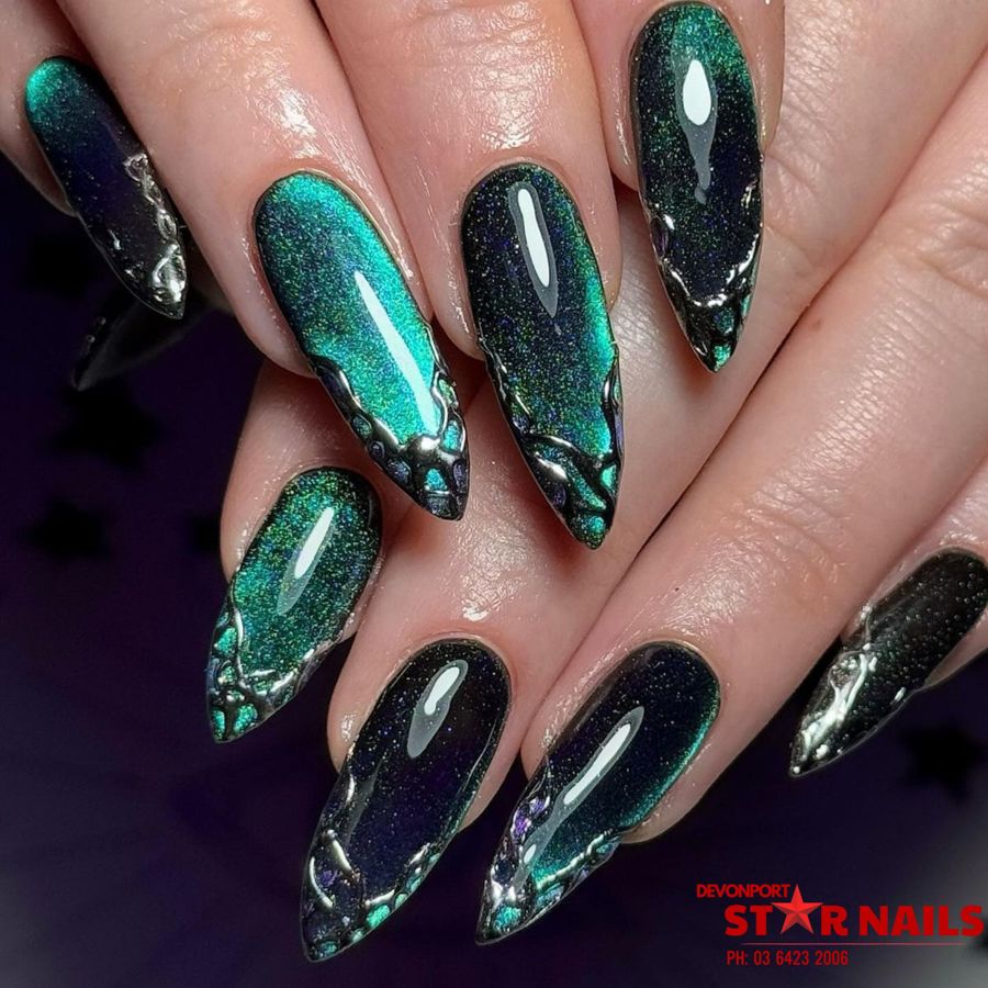 Cateye Nails Design | Devonport Star Nails